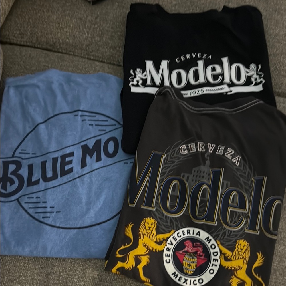 Modelo and Blue Moon T-Shirts